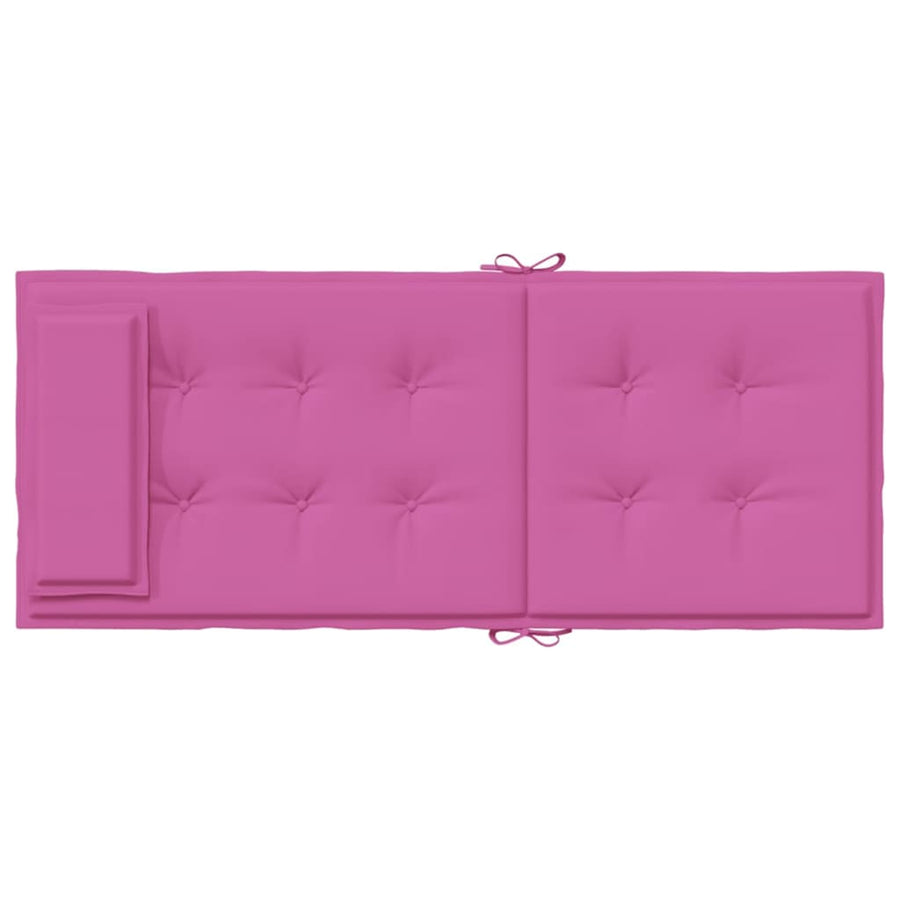 Stoelkussens Hoge Rug Oxford Stof 6 Roze