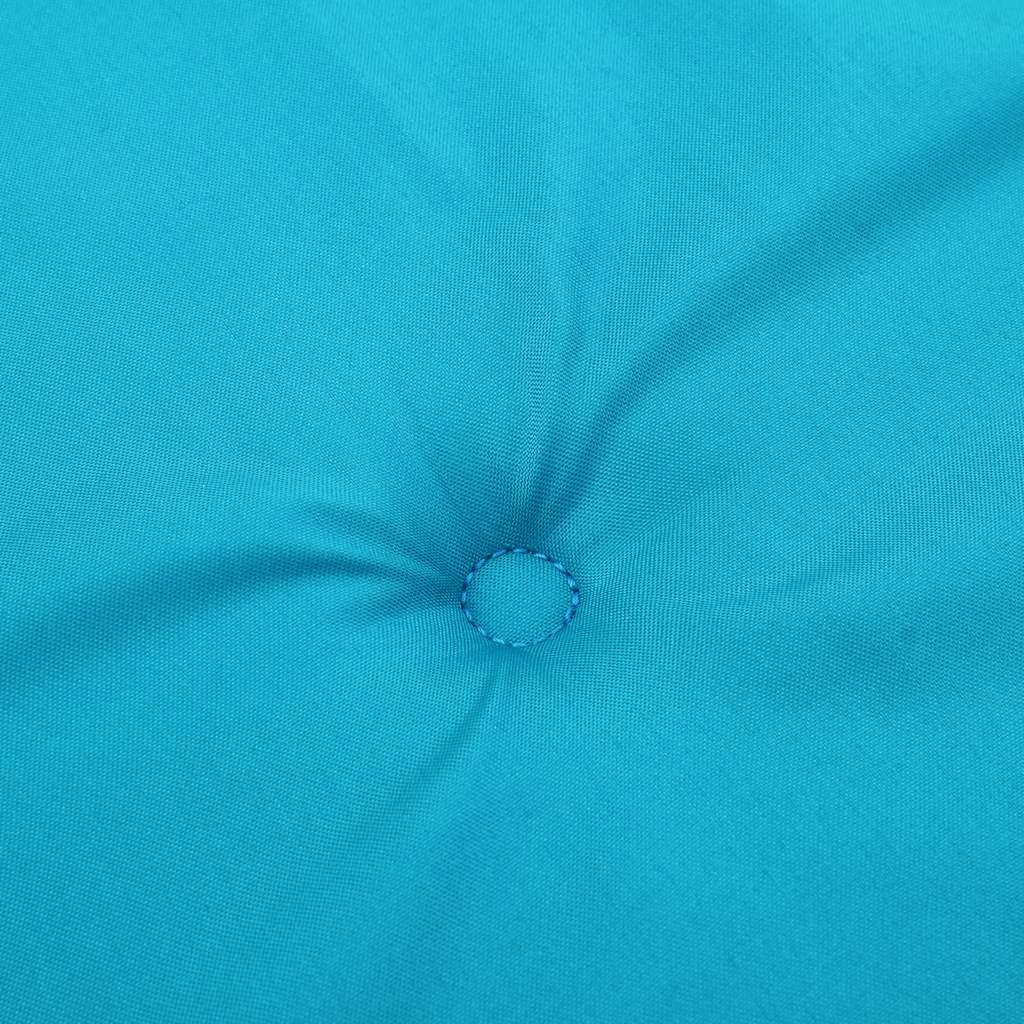 Stoelkussens 4 st hoge rug oxford stof turquoise