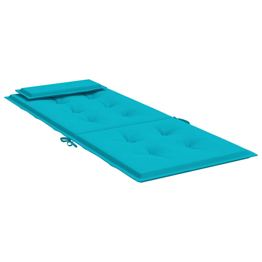 Stoelkussens Hoge Rug Oxford Stof 6 Turquoise