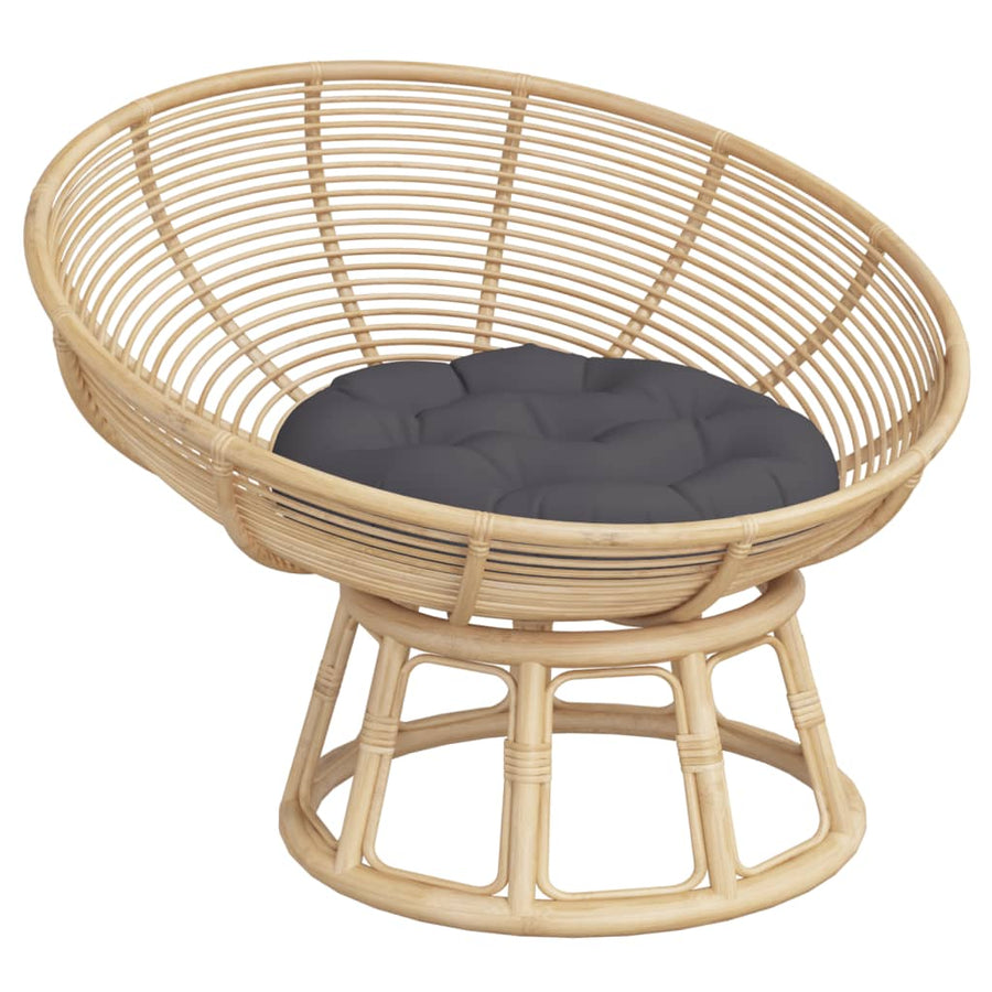 Zitkussen Rond Ø 60 X11 Cm Oxford Stof Kleurig 60 x 11 cm Antraciet