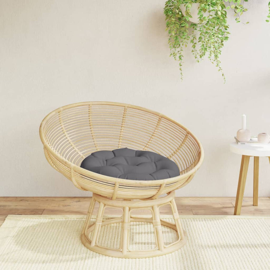 Zitkussen Rond Ø 60 X11 Cm Oxford Stof Kleurig 60 x 11 cm Antraciet