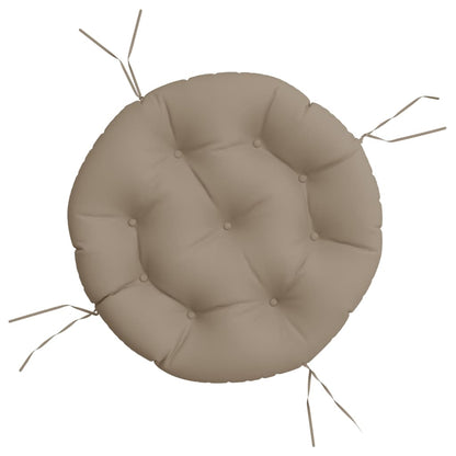 Zitkussen rond Ø 60x11 cm oxford stof taupe