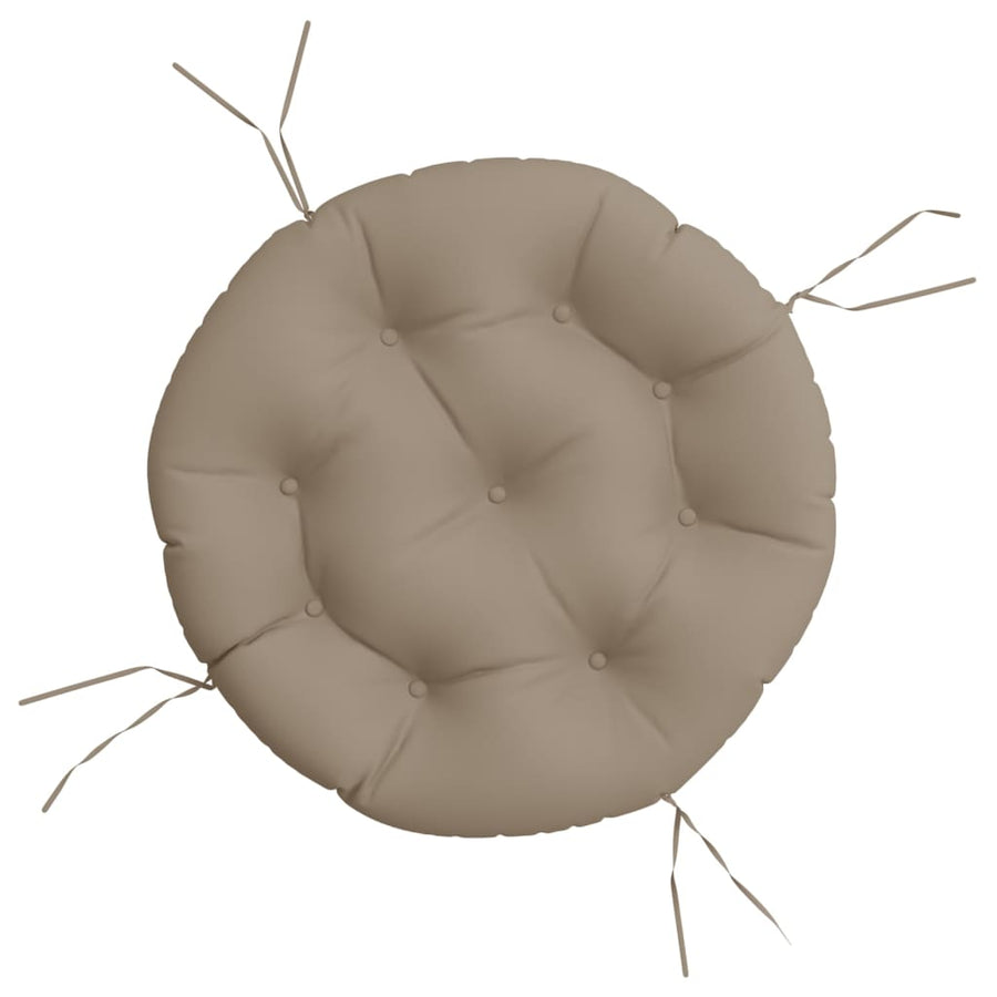 Zitkussen rond Ø 60x11 cm oxford stof taupe