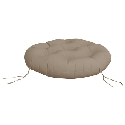 Zitkussen rond Ø 60x11 cm oxford stof taupe
