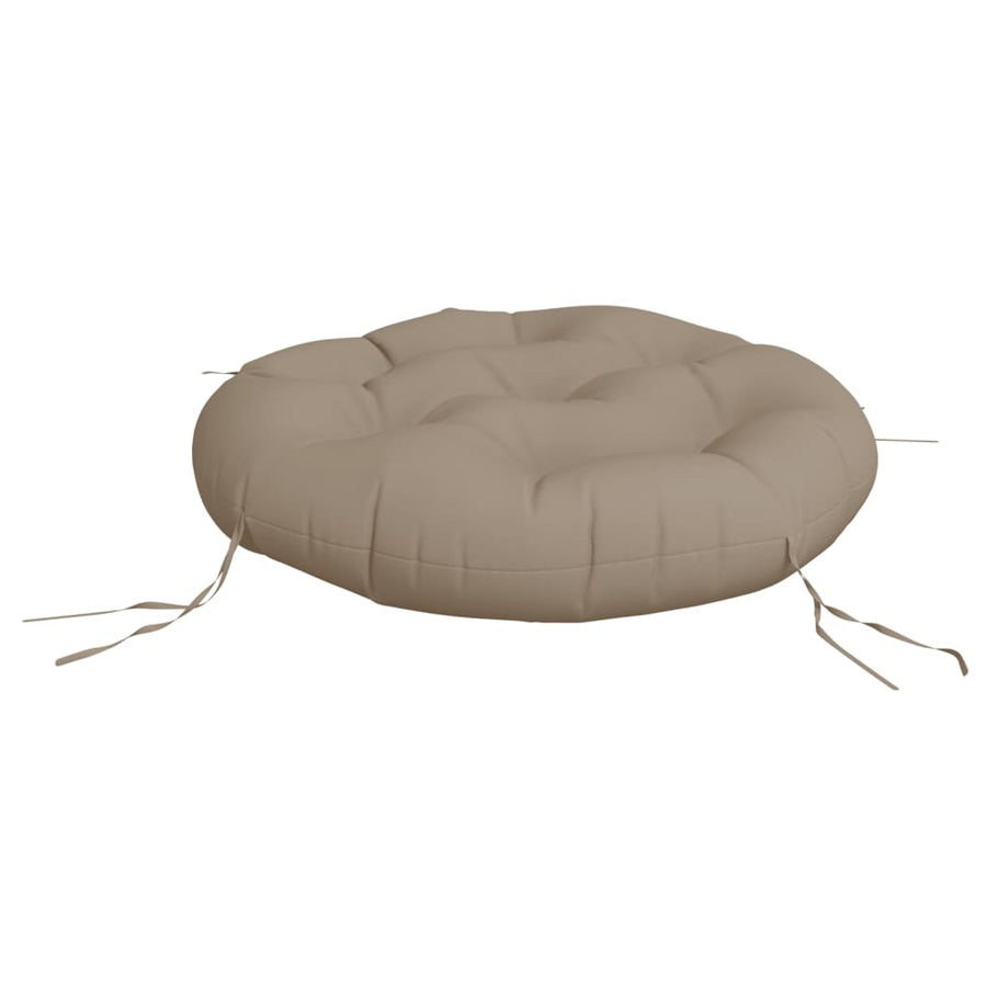 Zitkussen rond Ø 60x11 cm oxford stof taupe