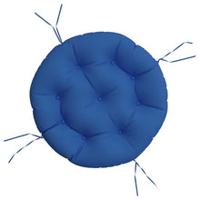 Zitkussen rond Ø 60x11 cm oxford stof koningsblauw
