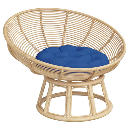 Zitkussen rond Ø 60x11 cm oxford stof koningsblauw