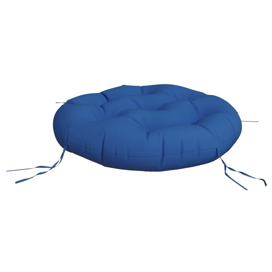 Zitkussen rond Ø 60x11 cm oxford stof koningsblauw