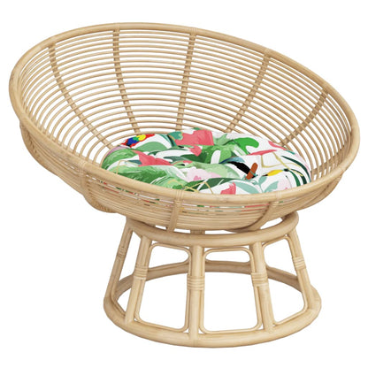 Kussen rond Ø 60x11 cm oxford stof meerkleurig