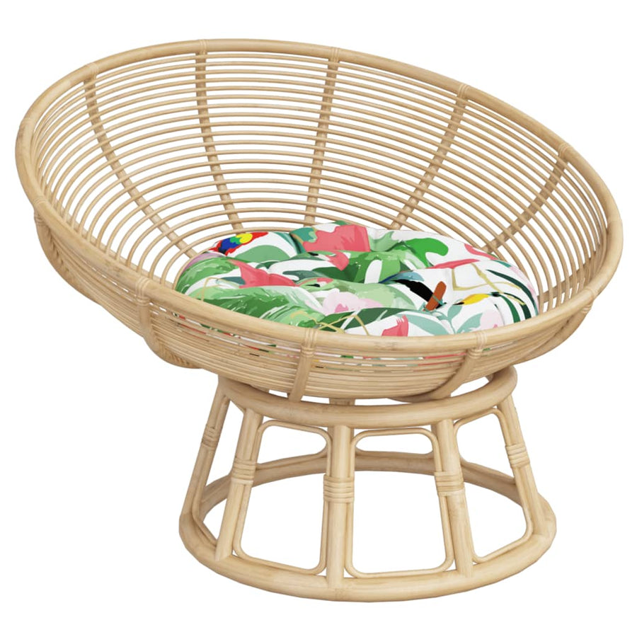 Kussen rond Ø 60x11 cm oxford stof meerkleurig