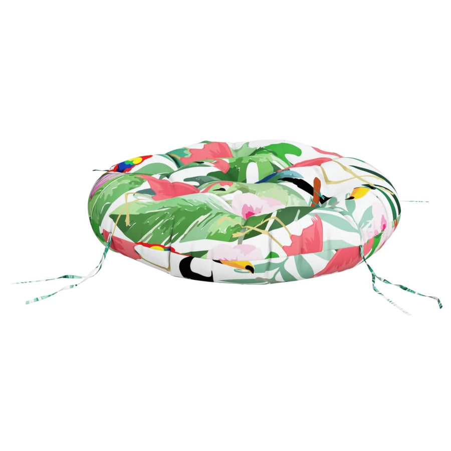 Kussen rond Ø 60x11 cm oxford stof meerkleurig