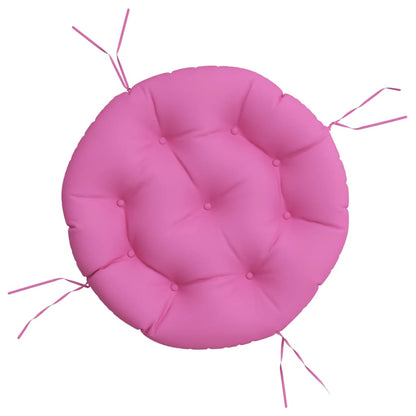 Zitkussen rond Ø 60x11 cm oxford stof roze