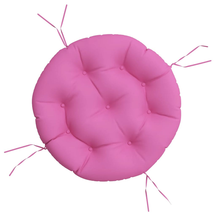 Zitkussen rond Ø 60x11 cm oxford stof roze