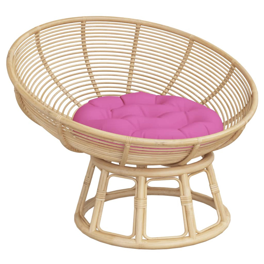 Zitkussen rond Ø 60x11 cm oxford stof roze