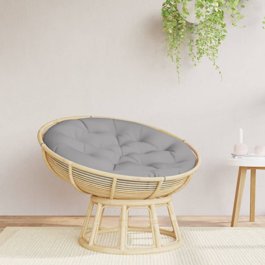 Zitkussen rond Ø 100x11 cm oxford stof grijs
