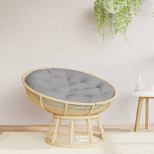 Zitkussen rond Ø 100x11 cm oxford stof grijs