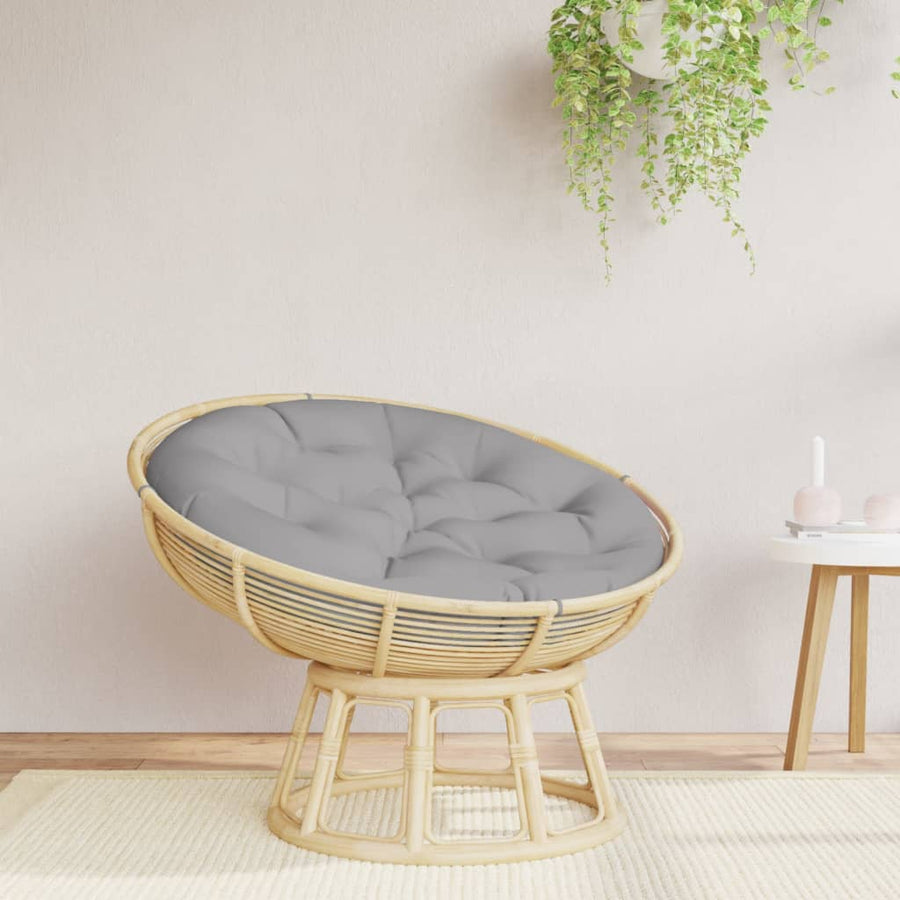 Zitkussen rond Ø 100x11 cm oxford stof grijs