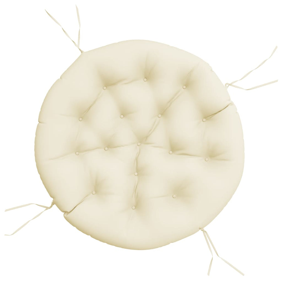 Zitkussen Rond Ø Oxford Stof Kleurig 100 x 11 cm crème