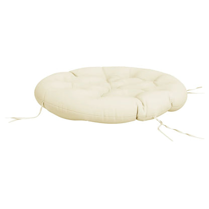 Zitkussen Rond Ø Oxford Stof Kleurig 100 x 11 cm crème