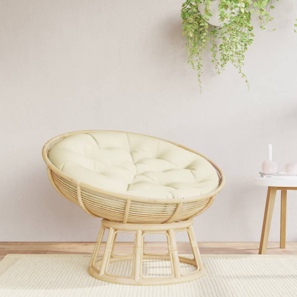 Zitkussen Rond Ø Oxford Stof Kleurig 100 x 11 cm crème