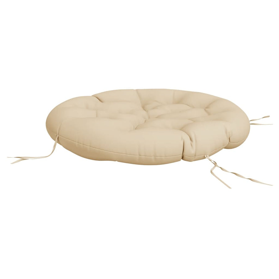 Zitkussen rond Ø 100x11 cm oxford stof beige