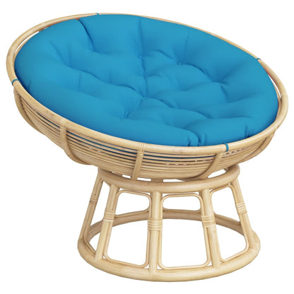 Zitkussen rond Ø 100x11 cm oxford stof lichtblauw