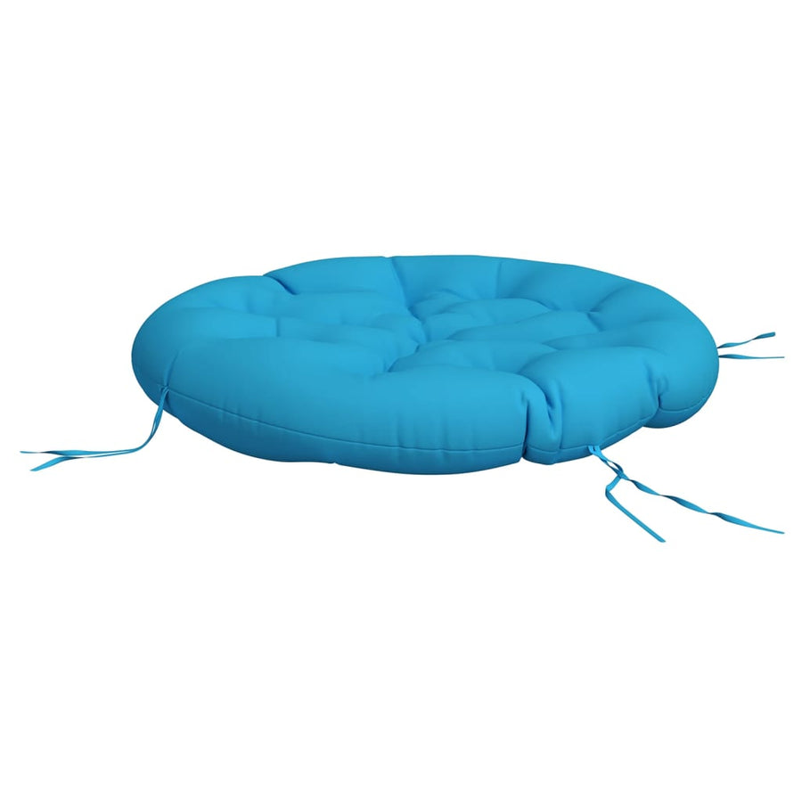 Zitkussen rond Ø 100x11 cm oxford stof lichtblauw