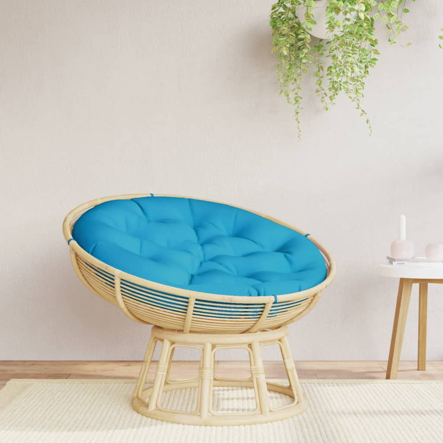 Zitkussen rond Ø 100x11 cm oxford stof lichtblauw