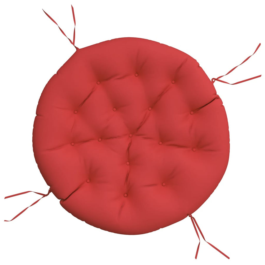 Zitkussen rond Ø 100x11 cm oxford stof rood