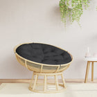 Round Seat Cushion Ø 100x11 cm Oxford Fabric Black