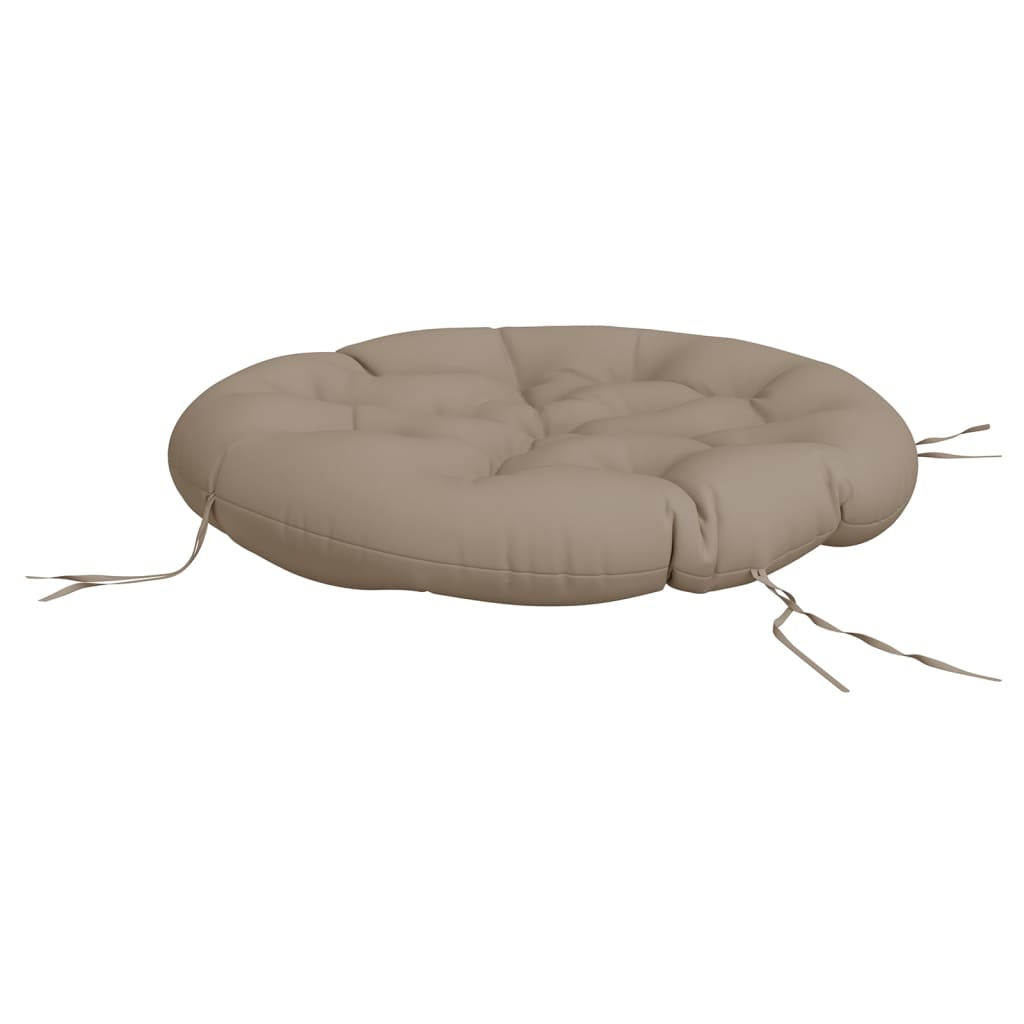 Zitkussen rond Ø 100x11 cm oxford stof taupe