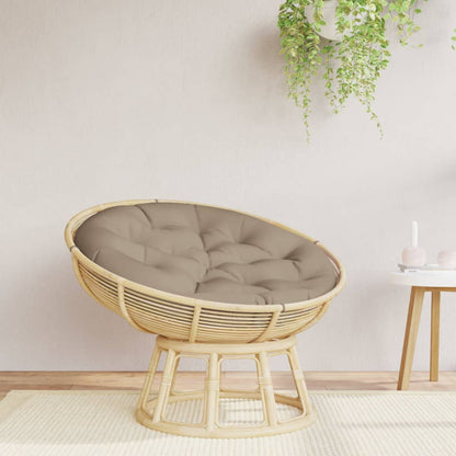Zitkussen rond Ø 100x11 cm oxford stof taupe