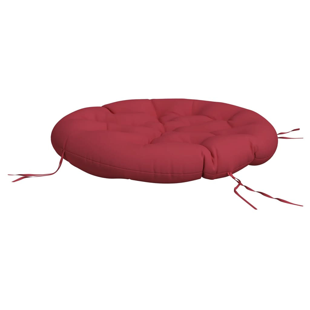 Zitkussen rond Ø 100x11 cm oxford stof wijnrood