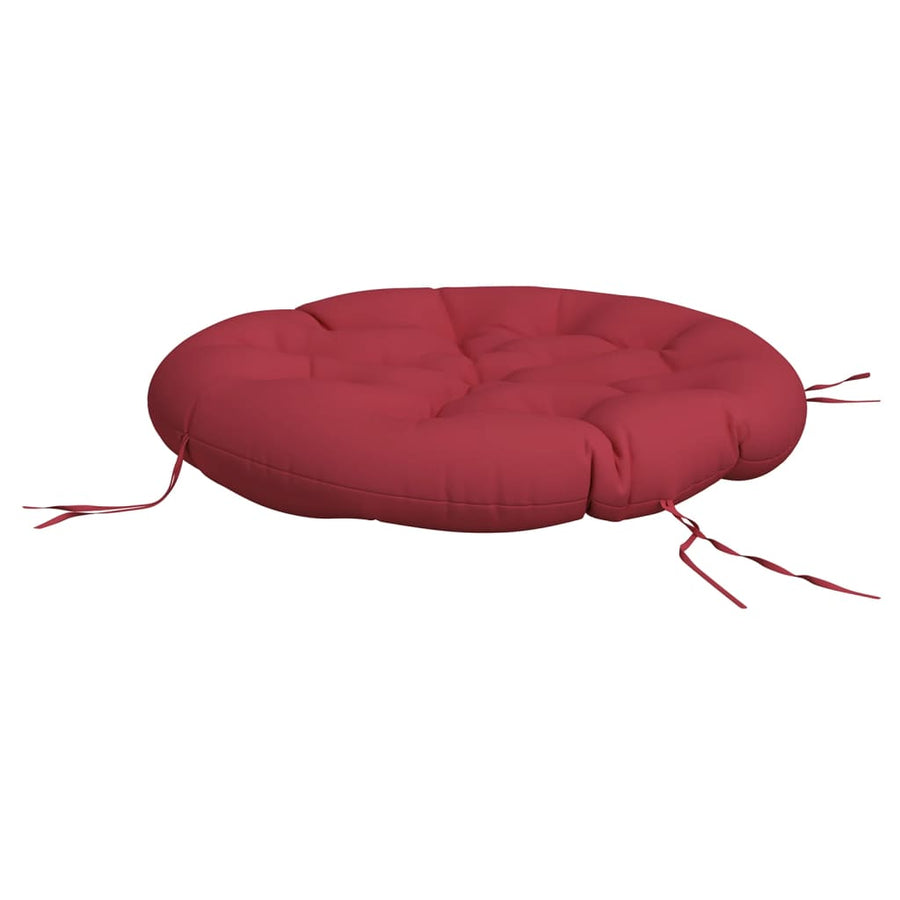 Zitkussen rond Ø 100x11 cm oxford stof wijnrood