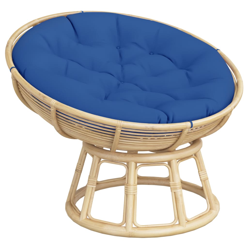 Zitkussen rond Ø 100x11 cm oxford stof koningsblauw