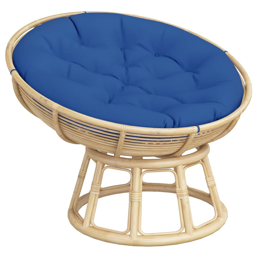 Zitkussen rond Ø 100x11 cm oxford stof koningsblauw