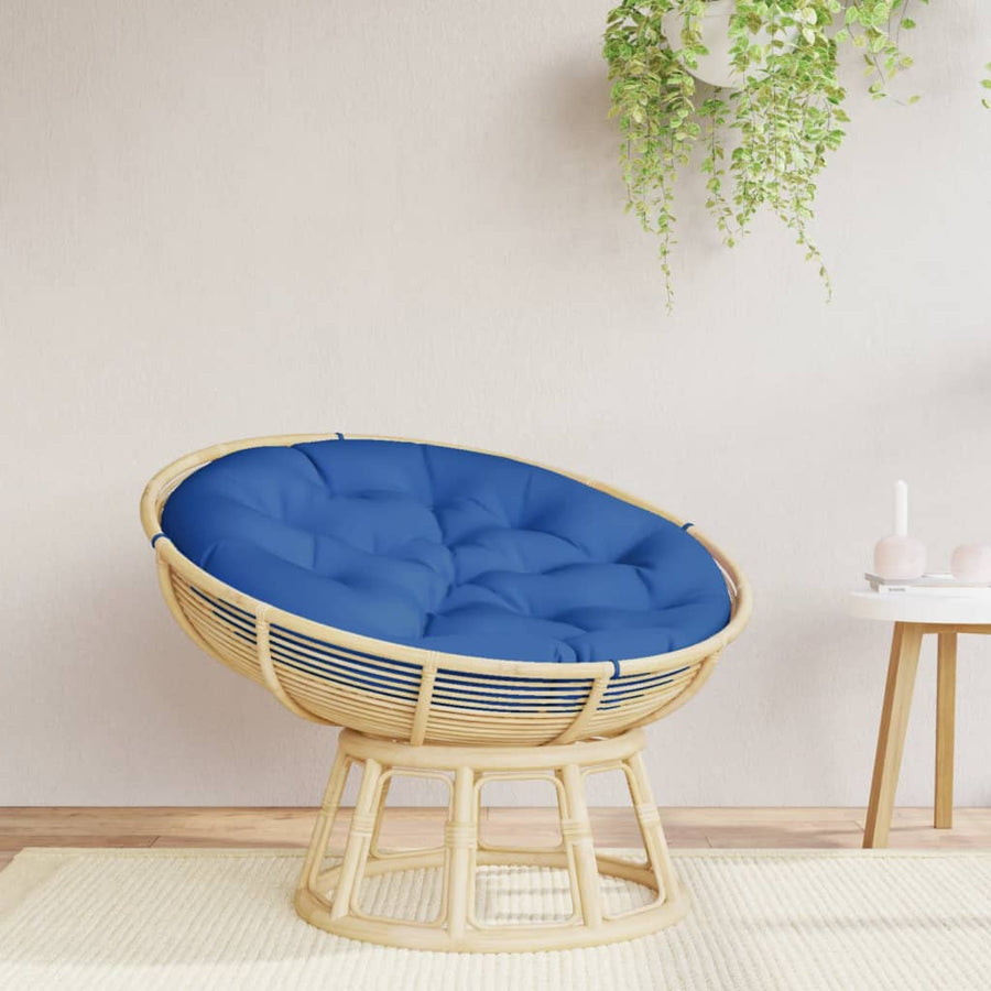 Zitkussen rond Ø 100x11 cm oxford stof koningsblauw