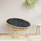 Zitkussen rond Ø 100x11 cm oxford stof zwart