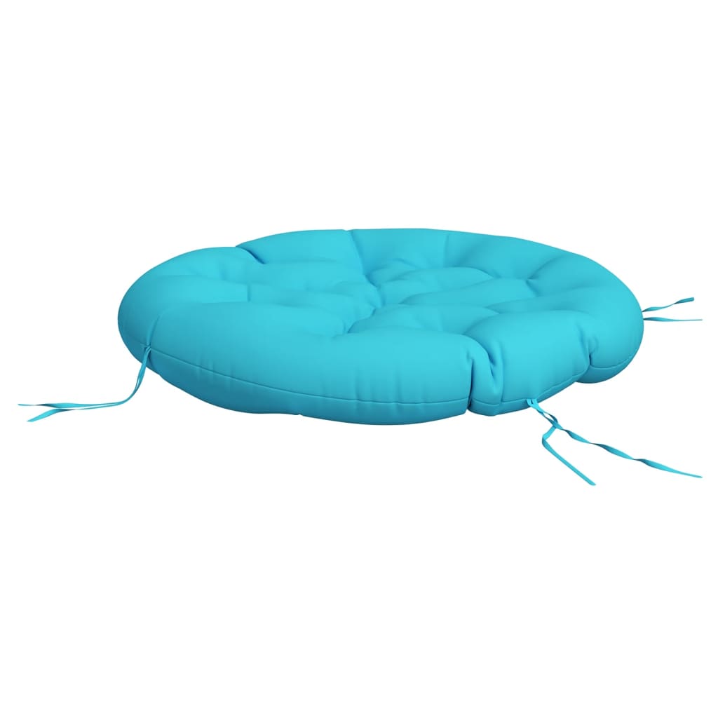 Zitkussen rond Ø 100x11 cm oxford stof turquoise