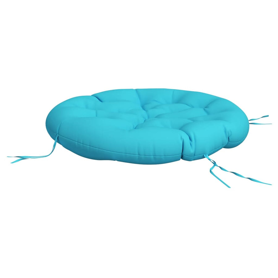 Zitkussen rond Ø 100x11 cm oxford stof turquoise