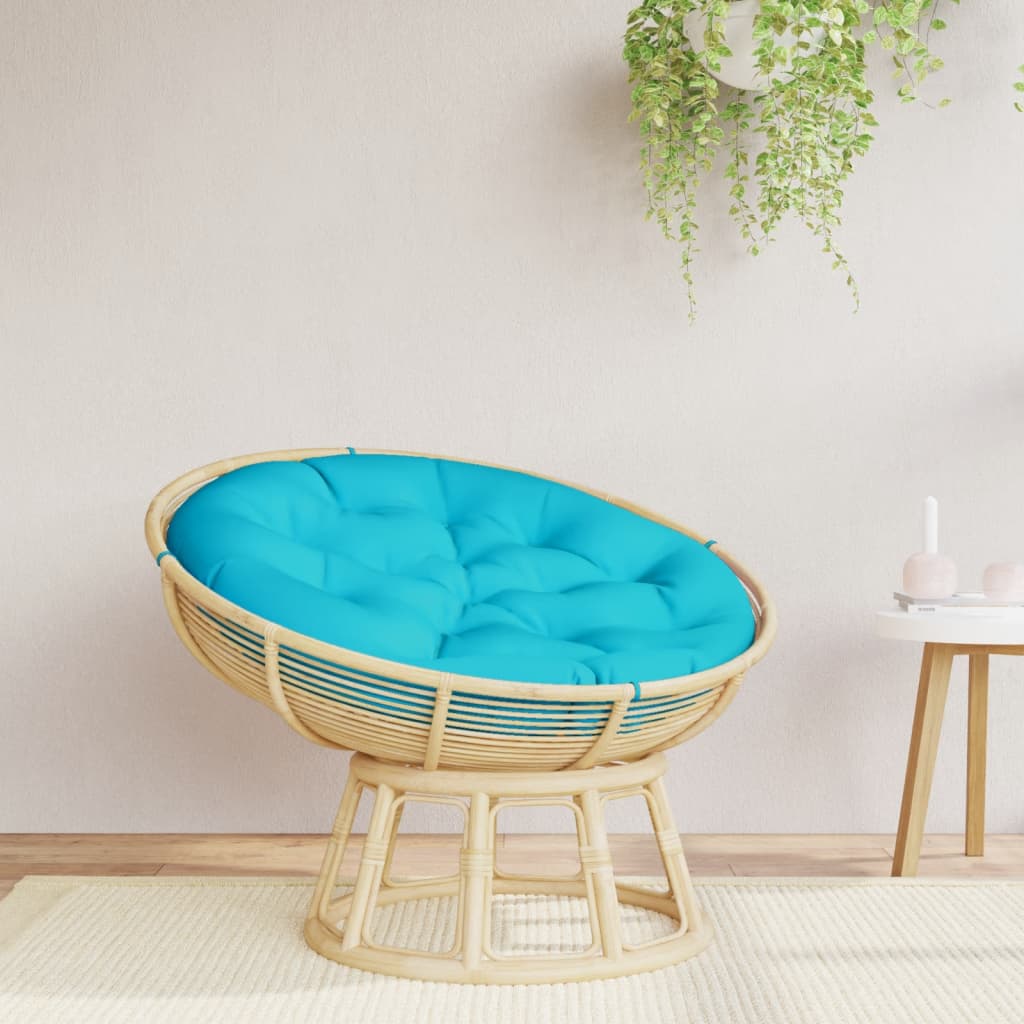 Zitkussen rond Ø 100x11 cm oxford stof turquoise
