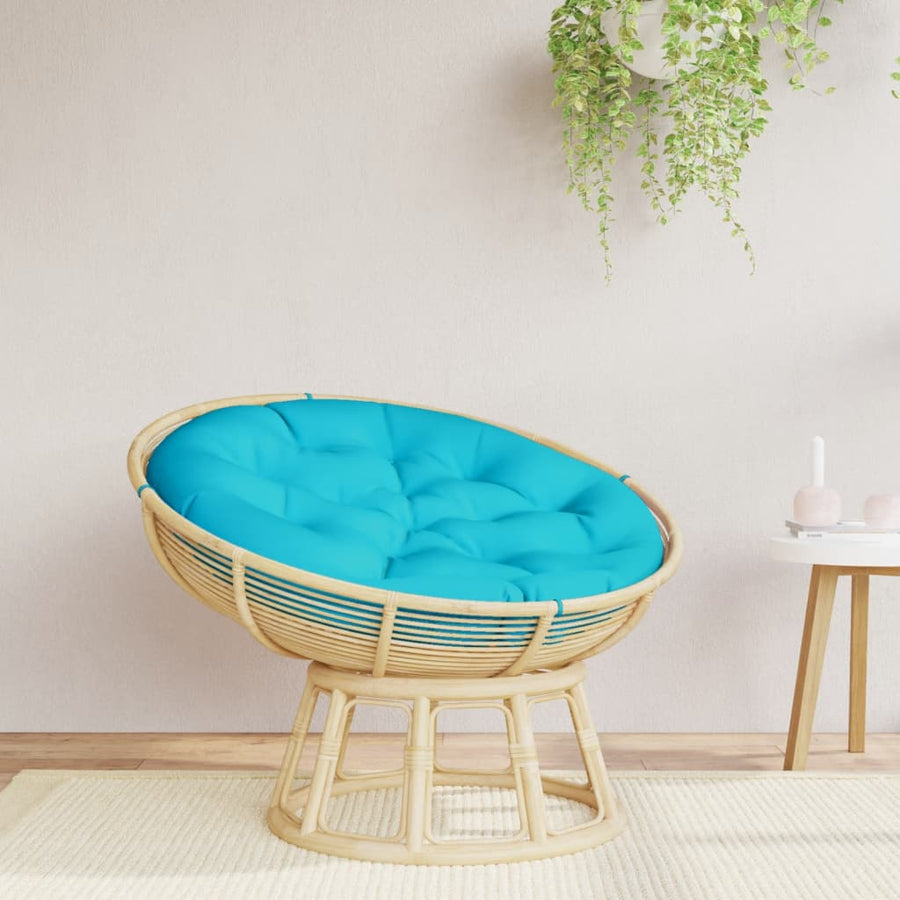 Zitkussen rond Ø 100x11 cm oxford stof turquoise