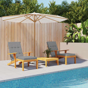 Terrasstoelkussens 2 stuks 180x55x7 cm oxford stof grijs