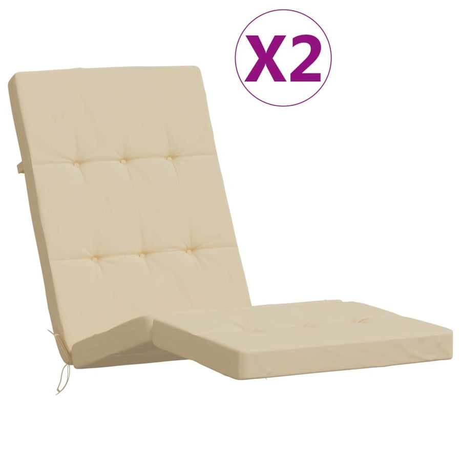Terrasstoelkussens 2 St Oxford Stof Beige
