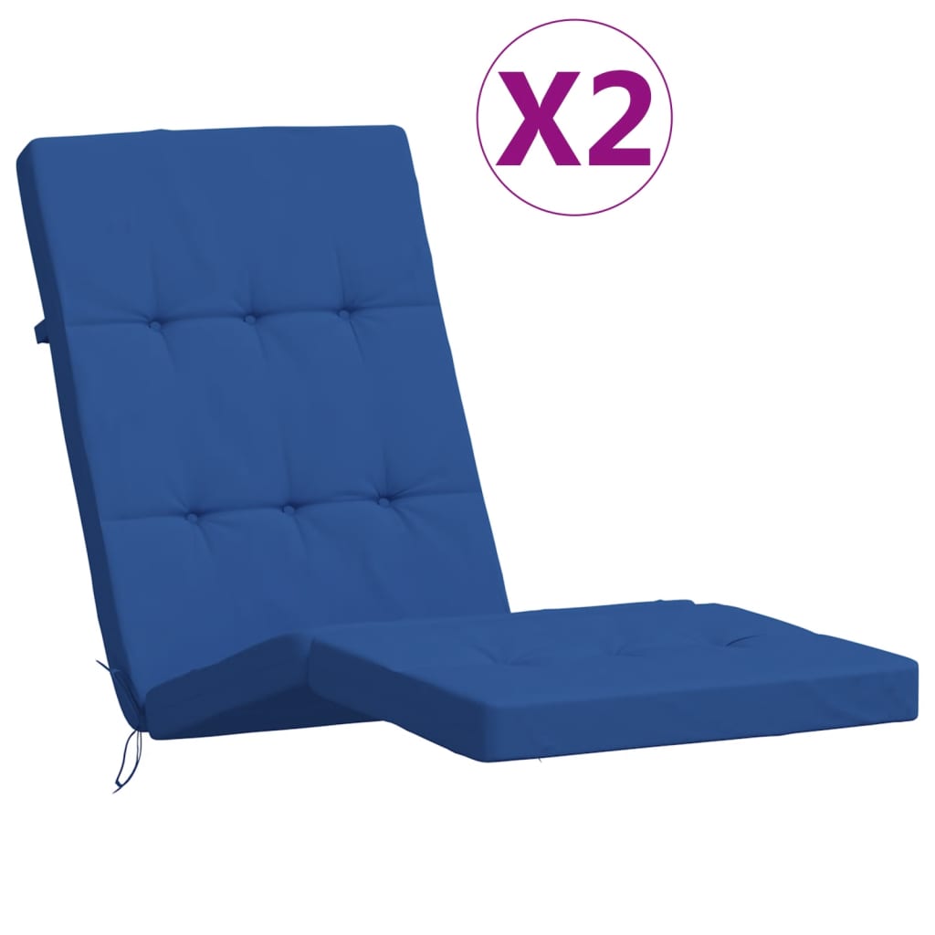 Terrasstoelkussens Oxford Stof Konings Blauw