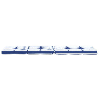 Terrasstoelkussens Gestreept Oxford Stof En Blauw en wit
