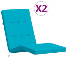 Terrasstoelkussens Oxford Stof Turquoise
