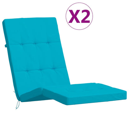 Terrasstoelkussens Oxford Stof Turquoise