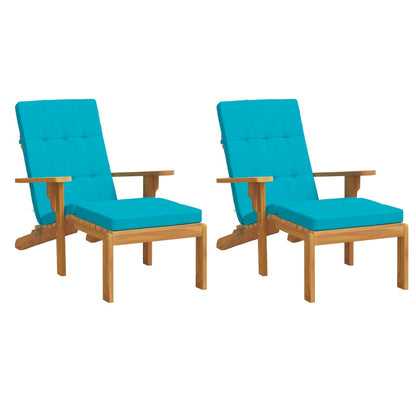 Terrasstoelkussens Oxford Stof Turquoise