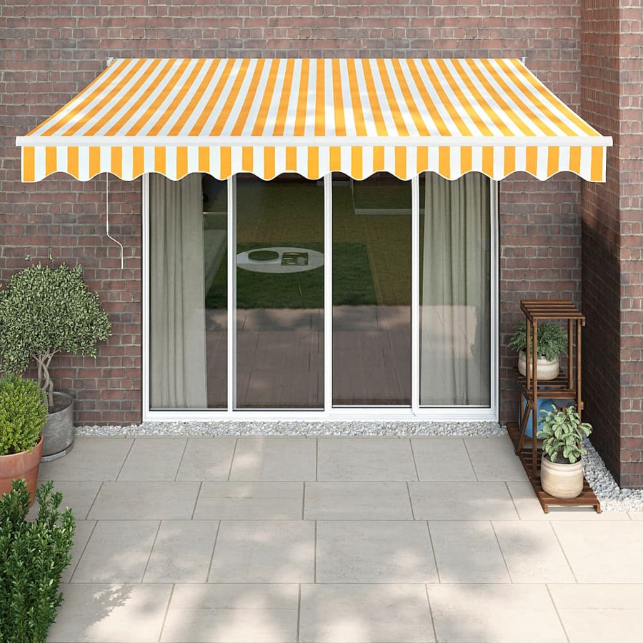 Luifel Uittrekbaar 3,5X2,5 M Stof En Aluminium 3.5 x 2.5 m